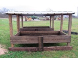Wooden Feed Trough
