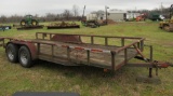 16' Trailer A-A Welding Service MFG - No Title