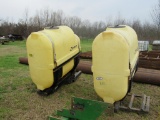 Demco Poly Tank 300 gal with bracket and mounts