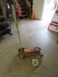 Floor jack and 1/2 ton Pulley
