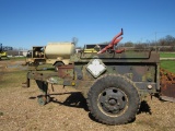 Military trailer - NO TITLE