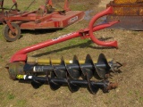 Bush Hog post hole digger with 2 augers
