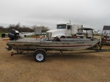 Monark 16' Alum boat w/ Mercury 40hp mtr