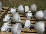 (6) 400w industrial shop lights