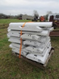 pallet of florescent lights with bulbs