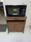 GE microwave & cart