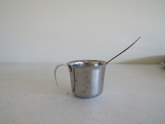 Stainless steel baby cup & spoon