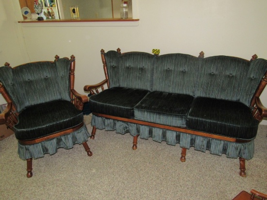 Tell City matching sofa & chair