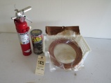 Flex tape, Amerex fire ext & copper tubing