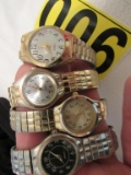 Silver & gold ladies watches