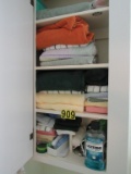Contents of linen cabinet