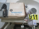 Sunbeam hair dryer & GE massager