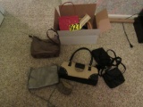 Box of handbags