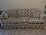 Floral print sofa