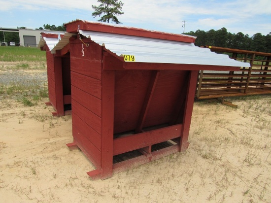 Unused bulk feeder - shop built