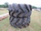 (2) 900/65R-32 Tires & Rims