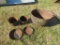 Cast iron pots ans skillets