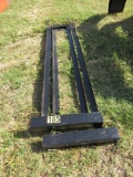 Slide in trailer ramp frame