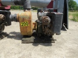 Gasoline water pump