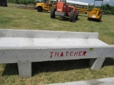 Concrete feed trough