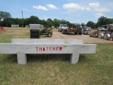 Concrete feed trough