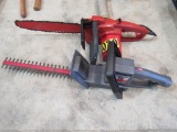 Chain saw & hedge trimmer