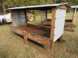 Livestock mineral feeder with ends