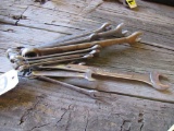 Full set of standard wrenches