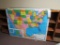 United States Map wall mount