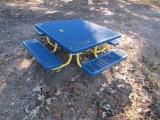 Heavy Duty rubber coated picnic table