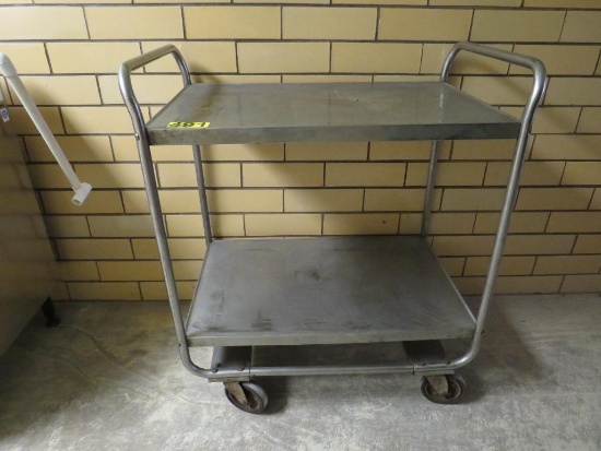 Rolling stainless cart