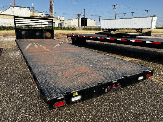 24' Stake body steel bed - USED 6" long sill, 1/8" floor, 16" on center cross members