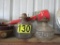 Oil lamps and vintage dusters