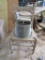 Deluxe mop bucket and vintage bedside commode chair