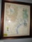 1836 Map of Texas Revolution custom framed 31