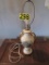 Martha Washington table lamp, Legrand Prix 24 carat gold china