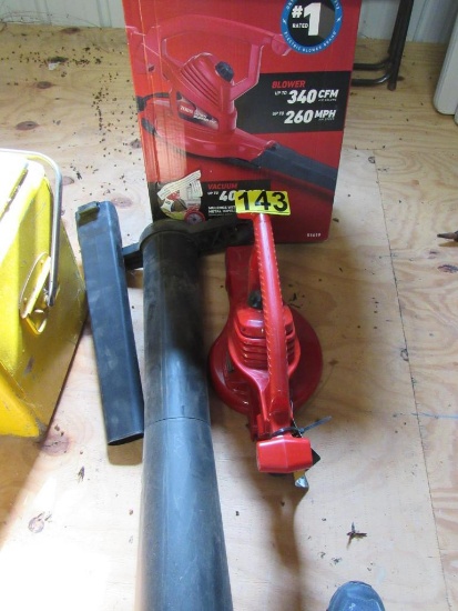 Toro electric blower/vac and mulcher