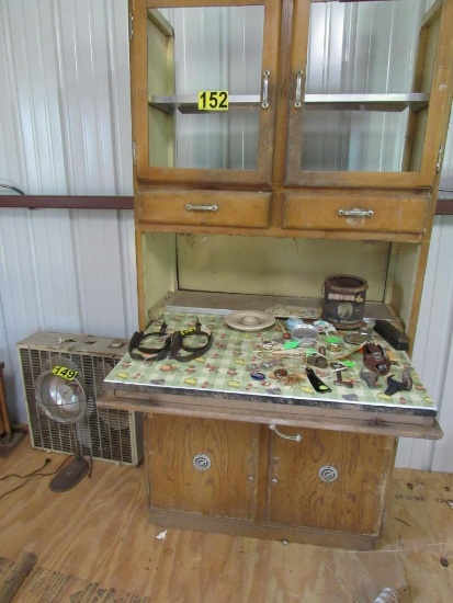 Antique pie cabinet/case - contents not included