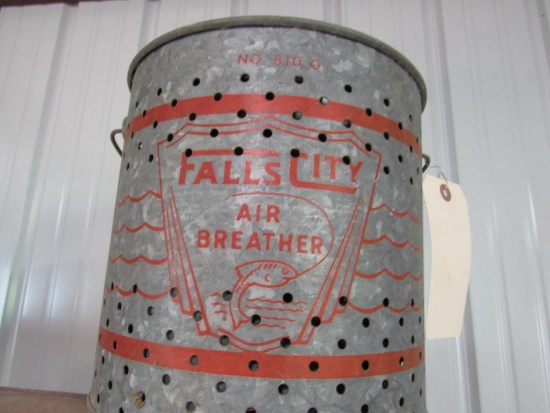 Vintage Fall City bait minnow bucket