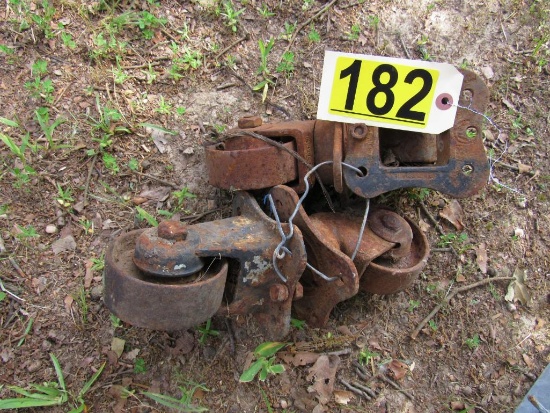 Vintage metal wheels