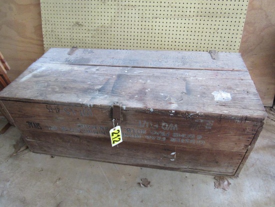 Old wooden bomb crate 50"x22"x19"