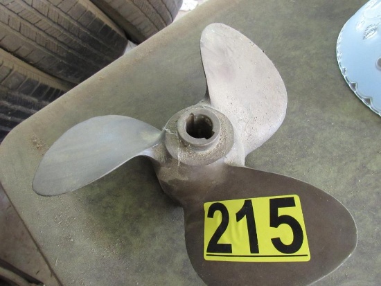 Brass boat prop