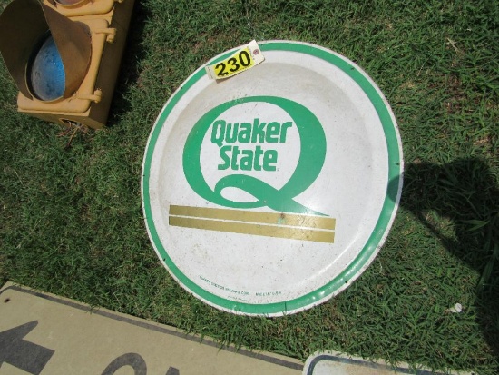 Quaker State Oil sign 24"