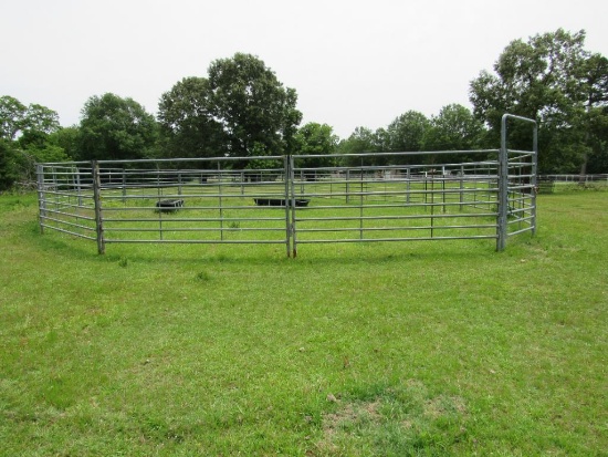 (14) galvanized round pin with 1 box gate