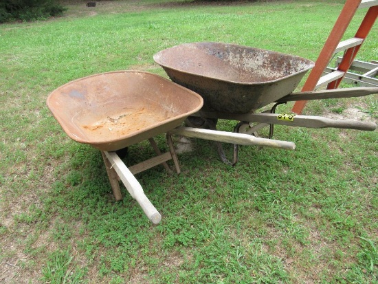 (2) wheel barrows