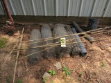 Chicken wire and barbed wire