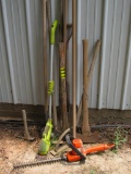 Lot of assorted yard tools