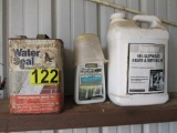 Water sealant and grass chemicals