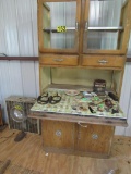 Antique pie cabinet/case - contents not included