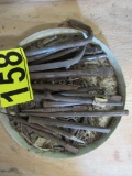 Various sized punches and chisels